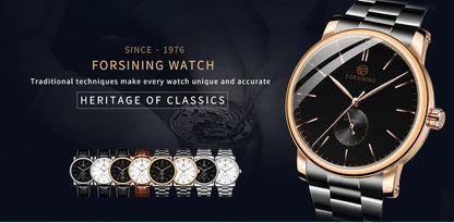 2024Famous Luxury Brand Men's Watches Mechanical Movement Leather Strap Automatic Self-winding Clock Male Big Dial Wrist Watches