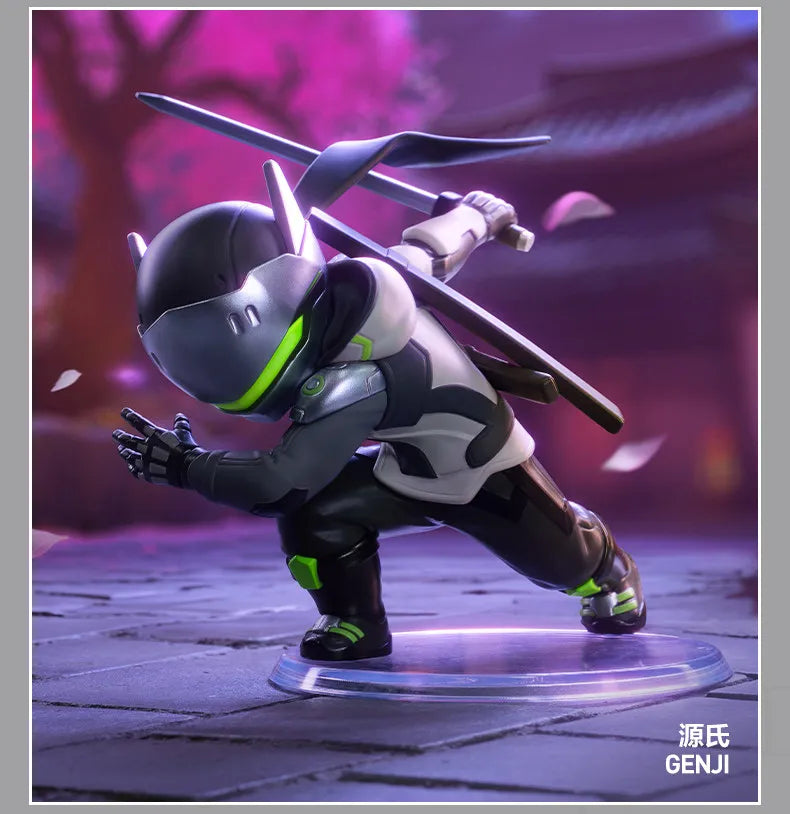 POP MART Overwatch Play of The Game Series Caja Sorpresa Blind Box Juguetes Kawaii Adornos Figuras Decoración del Hogar Muñecos Modelo de Escritorio