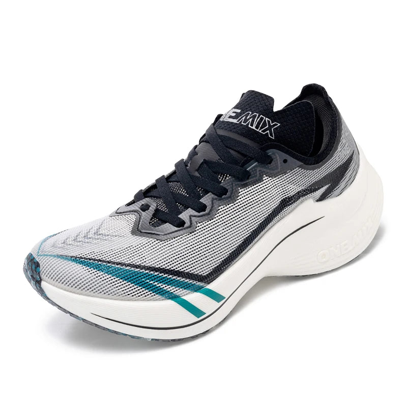 ONEMIX New Marathon Carbon Plate Running Racing Shoes Men Professional Stable Support Shock-relief Ultra-light Rebound Sneakers