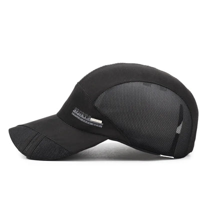 Unisex-Outdoor-Sport-Mesh-Kappe mit Schnell-Trocken-Funktion – Baseballkappe zum Sonnenschutz im Sommer