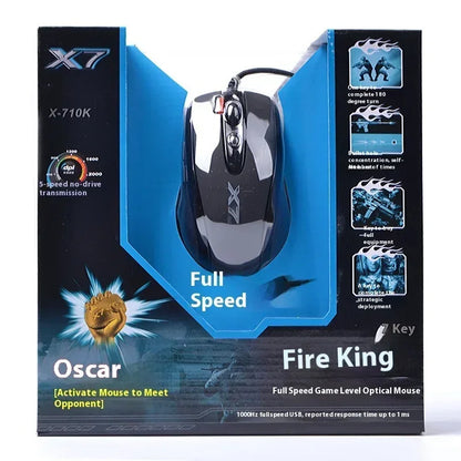A4TECH Bloody X7-710K Wired Mouse 2000dpi Macro Programming Laptops Accessories CF/LOL/World of Warcraft E-sports Gamer Mouse