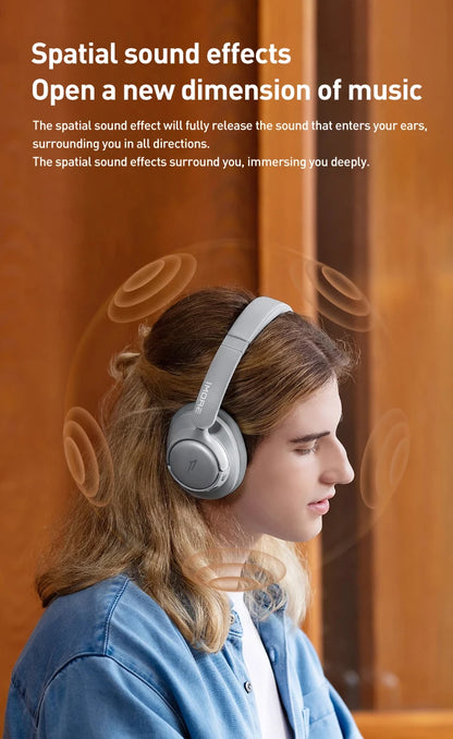1MORE SonoFlow S Active Noise Canceling Wireless Headphones 42dB ANC Bluetooth Headsets Hi-Res Audio  90H Playtime