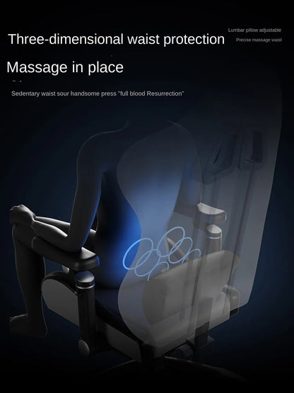 New Gaming Chair 9D Mechanical Dynamic Armrests 3D Lumbar Support Wide Seat Ergonomic Chair Gaming  Live Streaming  Swivel Chair