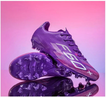 Nouvelles chaussures de football pour hommes, chaussures d'entraînement, baskets de match, chaussures de football pour terrain en herbe, chaussures de sport professionnelles antidérapantes, ultra-légères, unisexes.