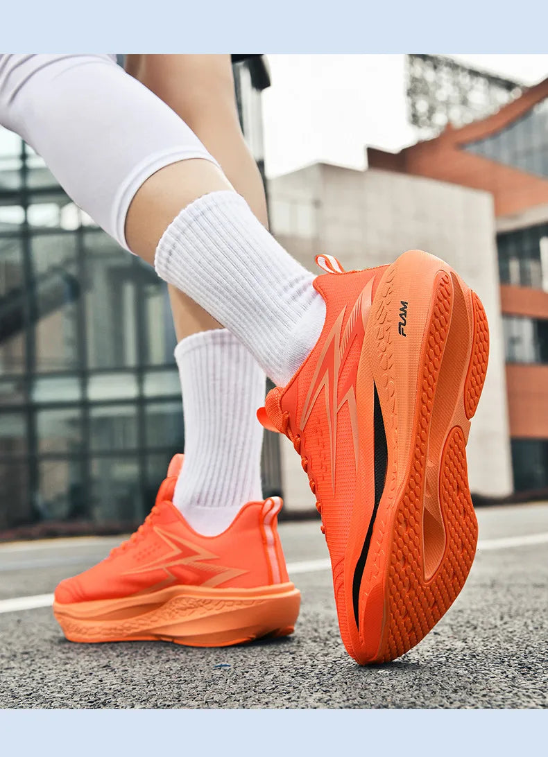 Running Shoes Speciality Marathon Men Sports Breathable Lightweight Carbon Board Women's Comfortable Athletic Nonskid Sneakers