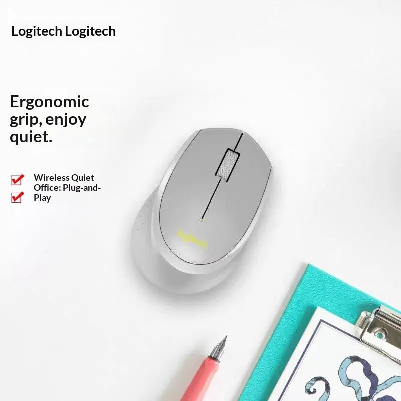 Logitech M330 Professional Office Mouse is compact, quiet, convenient to carry, comfortable to touch, and specifically designed1
