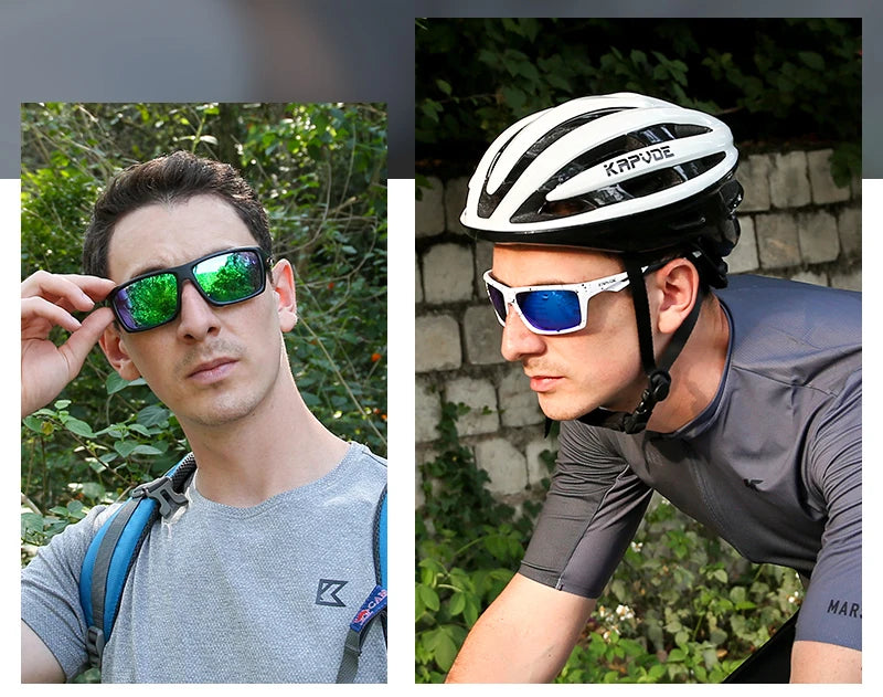 KAPVOE Polarized Hiking Fishing Glasses Beach Essentials Road Bike Cycling Sunglasses MTB Bicycle Outdoor Sports golf Eyewear