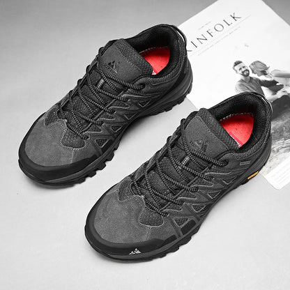 HIKEUP Scarpe outdoor da uomo per escursionismo, sport e tempo libero, scarponcini da trekking in montagna e campeggio, sneaker antiscivolo e resistenti all’usura