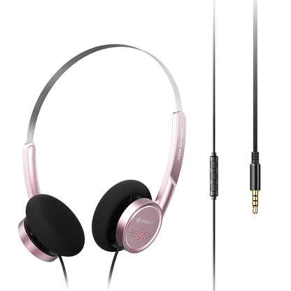 Snowsky/FiiO Wind 3.5mm ON-Ear Headphones for Recording Gaming with Microphone, 40mm Diaphragms driver,HiFi Sound