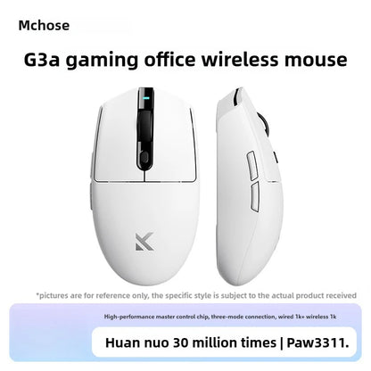 MCHOSE G3 V2 PRO Wireless Mouse Bluetooth Tri Mode Ergonomics Lightweight Laptop Office Gaming Computer Accessories