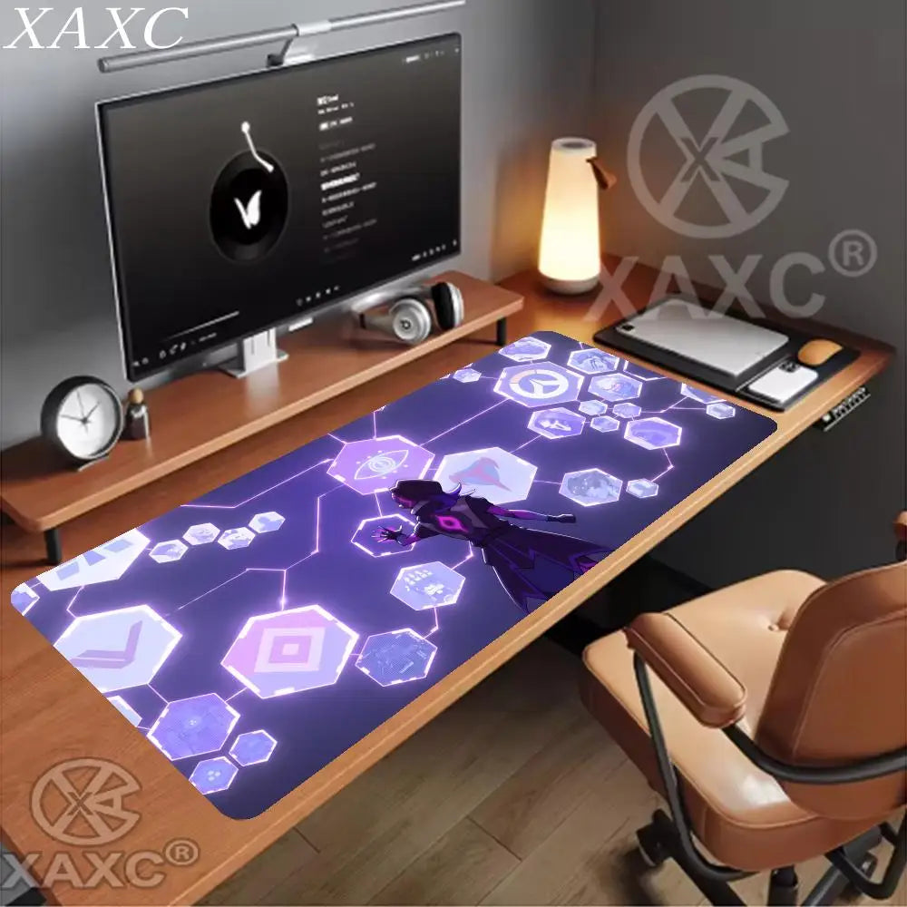 Large Game Overwatch Mouse Pad Kawaii XXL PC Computer Desk Mat Gamer Office Carpet Keyboard Table GamingAccessories MousepadXAXC