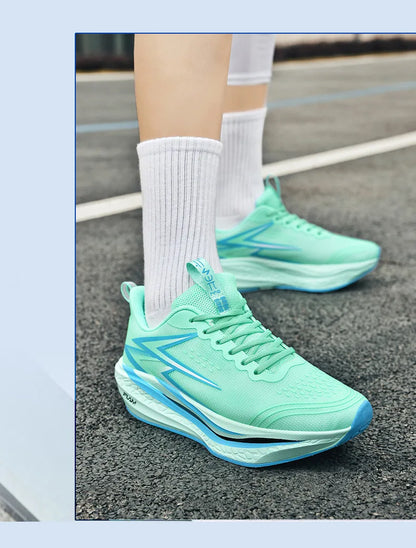 Running Shoes Speciality Marathon Men Sports Breathable Lightweight Carbon Board Women's Comfortable Athletic Nonskid Sneakers