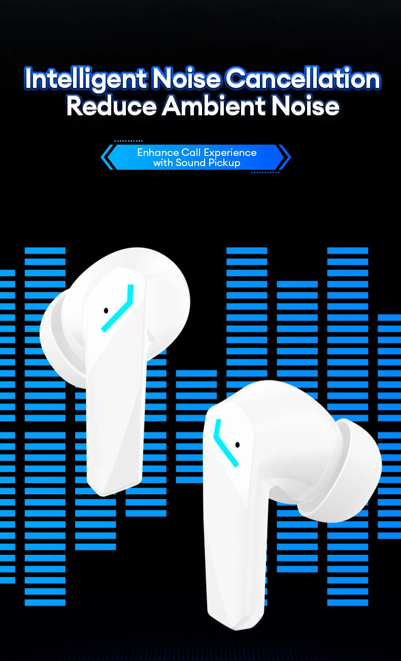 5PCS Original Lenovo GM2 Pro  TWS Wireless Headphones Sliding Cover Gaming Earphone Bluetooth 5.3 Sport Earbuds Music Headsets