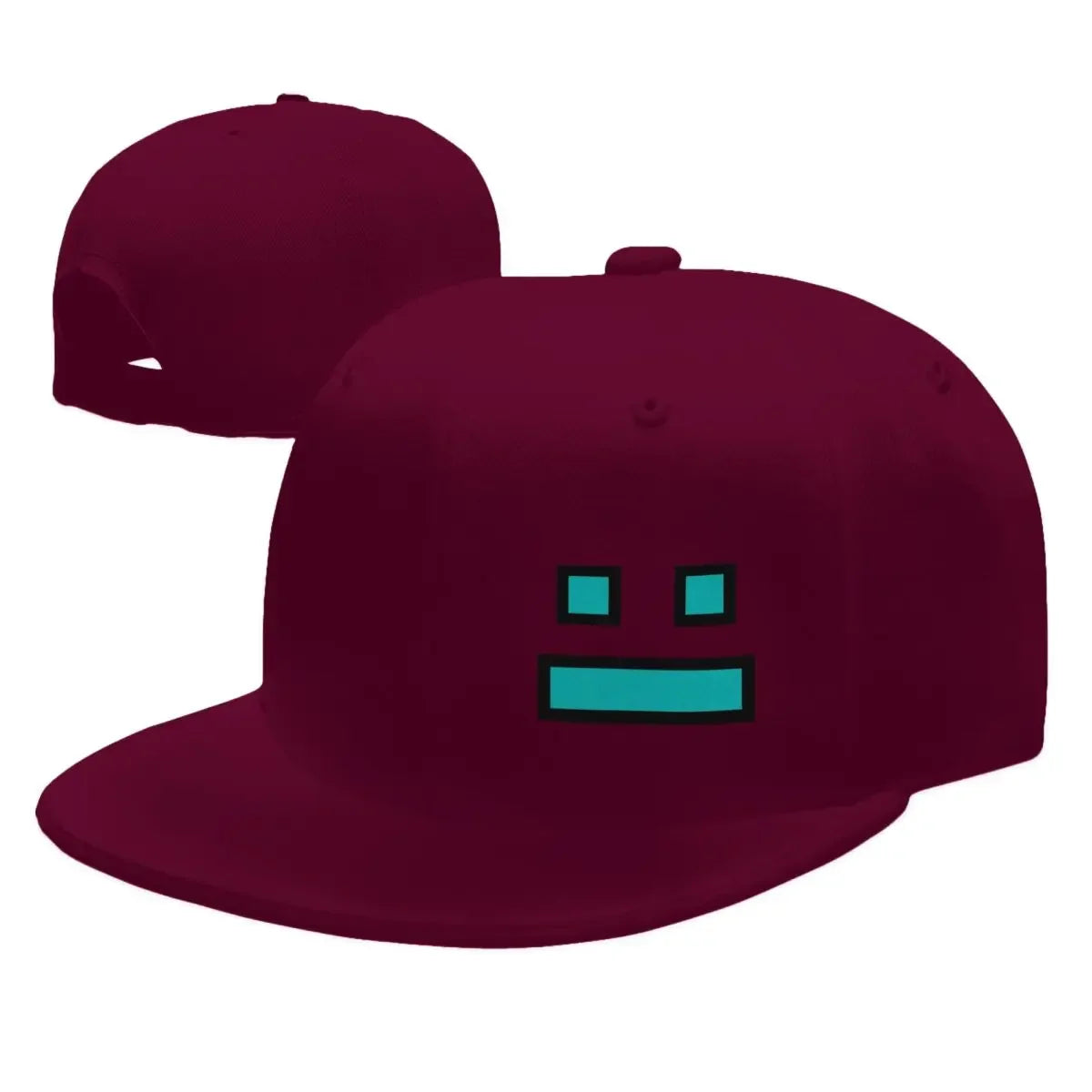 Bonés de basebol «Geometry Dash» para videojogos, bonés snapback para homem e mulher, bonés ajustáveis, bonés de basebol hip-hop, casquette
