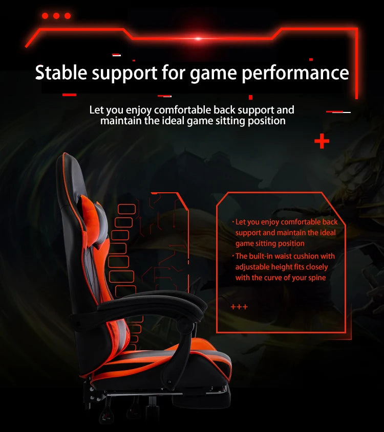 Computer Chair Can Lie Office Chair Anchor Gaming Chair