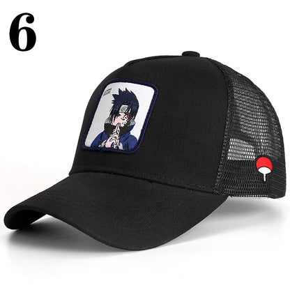 Dragon Ball DRAGONBALL sieťovaná čiapka, kreslená sieťovaná čiapka, pánska a dámska bejzbalová čiapka, módna čiapka s nášivkou, trucker čiapka