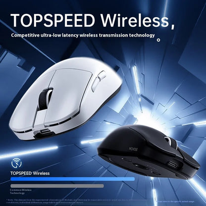 Official MCHOSE L7 Pro Wireless Gaming Mouse PAW3395 E-Sport Sensor Optical Switch TOPSPEED 8K Polling Rate 39g 250mAh Mice