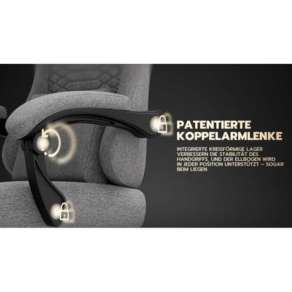 Gaming chairs, office chairs, desk chairs, and swivel chairs. Made with breathable fabric, equipped with 360° swivel casters and seats for easy movement, and featuring soft and comfortable cushions.