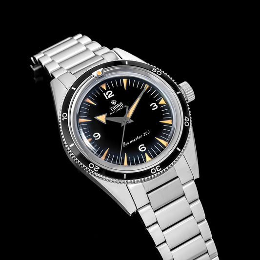 THORN T026 Automatic Watch 38mm Sapphire 316L Stainless Steel PT5000/Swiss Ronda Movement Vintage Style Luminous Men's Watch