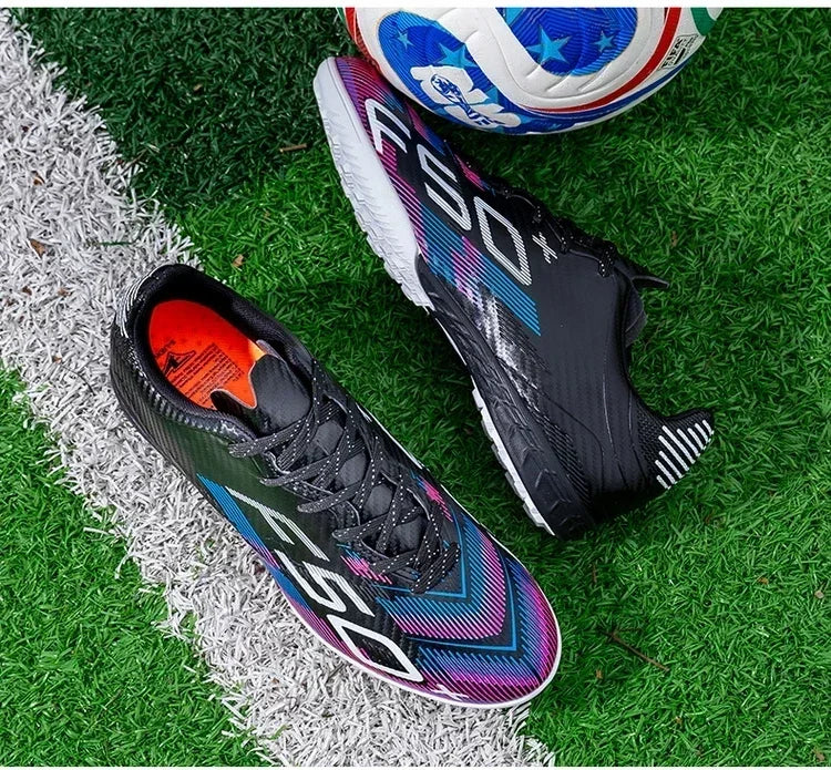 Nouvelles chaussures de football pour hommes, adaptées à la pratique sur gazon, ultralégères, antidérapantes, baskets de sport pour activités de plein air, chaussures de football professionnelles, chaussures d'entraîne