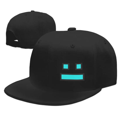 Bonés de basebol «Geometry Dash» para videojogos, bonés snapback para homem e mulher, bonés ajustáveis, bonés de basebol hip-hop, casquette