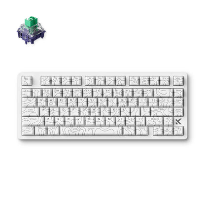 MCHOSE Jet 75 Magnetic Switch Gaming Keyboard Hall Effect Hot-Swappable Customized RGB Snap Tap 0.1ms Latency 8kHz Polling Rate