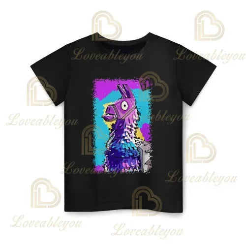 Cartoon Fortnite New Summer Children T Shirt 3D Printed Boys Girls Streetwear Adults Kids Clothes Funny Tee O-Neck Tops