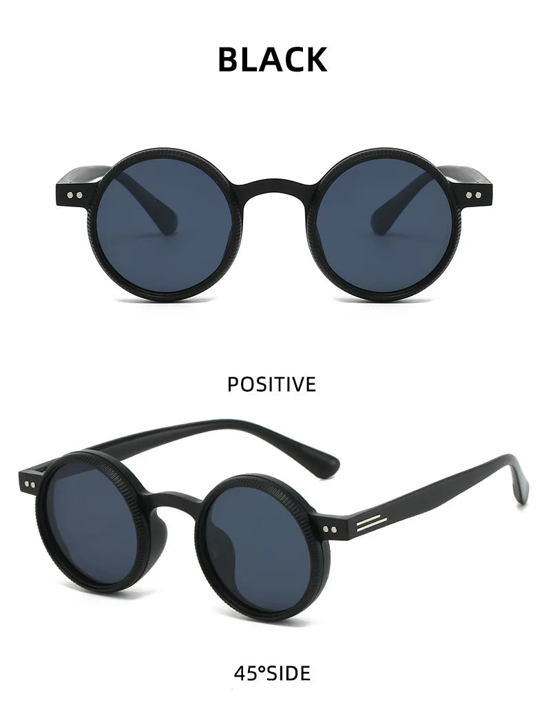 360° Rotating Adjustable Sunglasses Round Frame Polarized Sunglasses Outdoor UV Resistant Sunglasses Protective Glasses