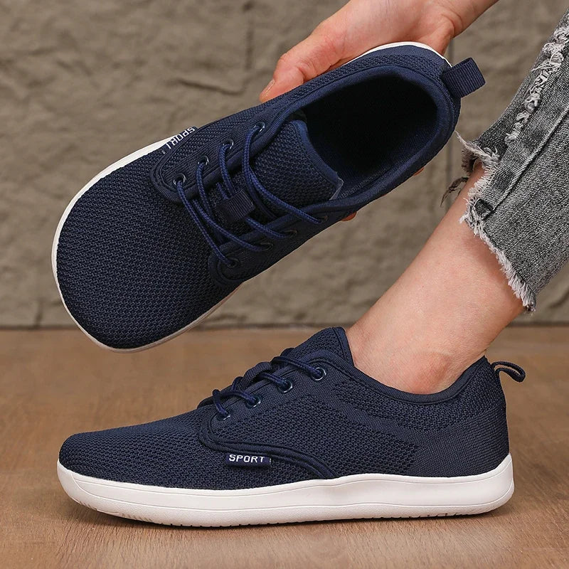 Women's Walking Flat Shoes Soft Mesh Suitable for Travel Wide Palms Lightweight Support Fitness and Leisure Sports Shoes for Men