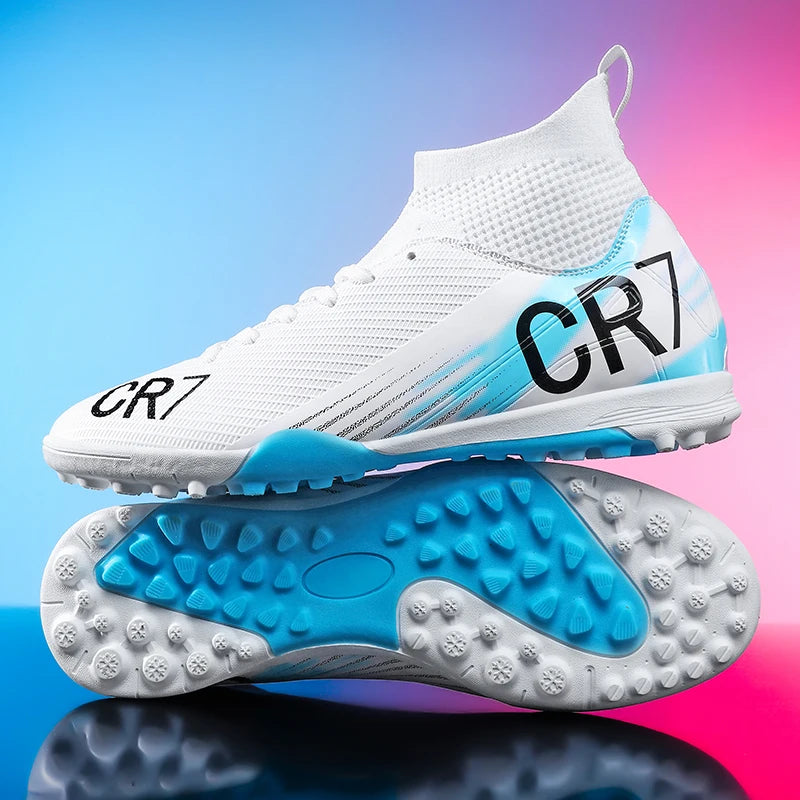 Nouvelles chaussures de football pour hommes, chaussures de soccer de haute qualité, crampons, chaussures de futsal professionnelles pour femmes, vente chaude, baskets unisexes ultra-légères TF/FG
