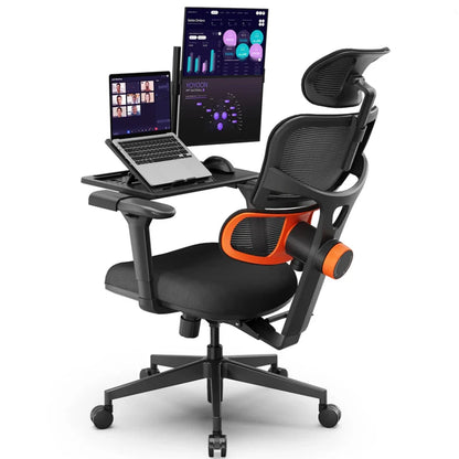 Newtral NT001 Ergonomic Office Chair with Auto-following Lumbar Support, Adjustable Armrest Headrest