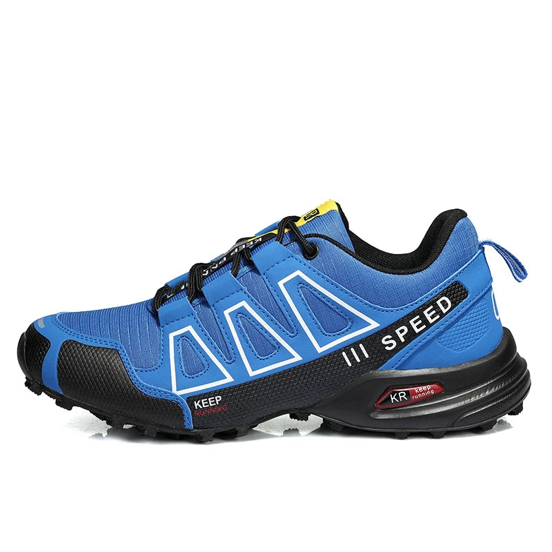 Zapatillas de ciclismo para hombre, calzado outdoor de montaña y cross-country, antideslizante y resistente al desgaste, para entrenamiento de ciclismo y senderismo