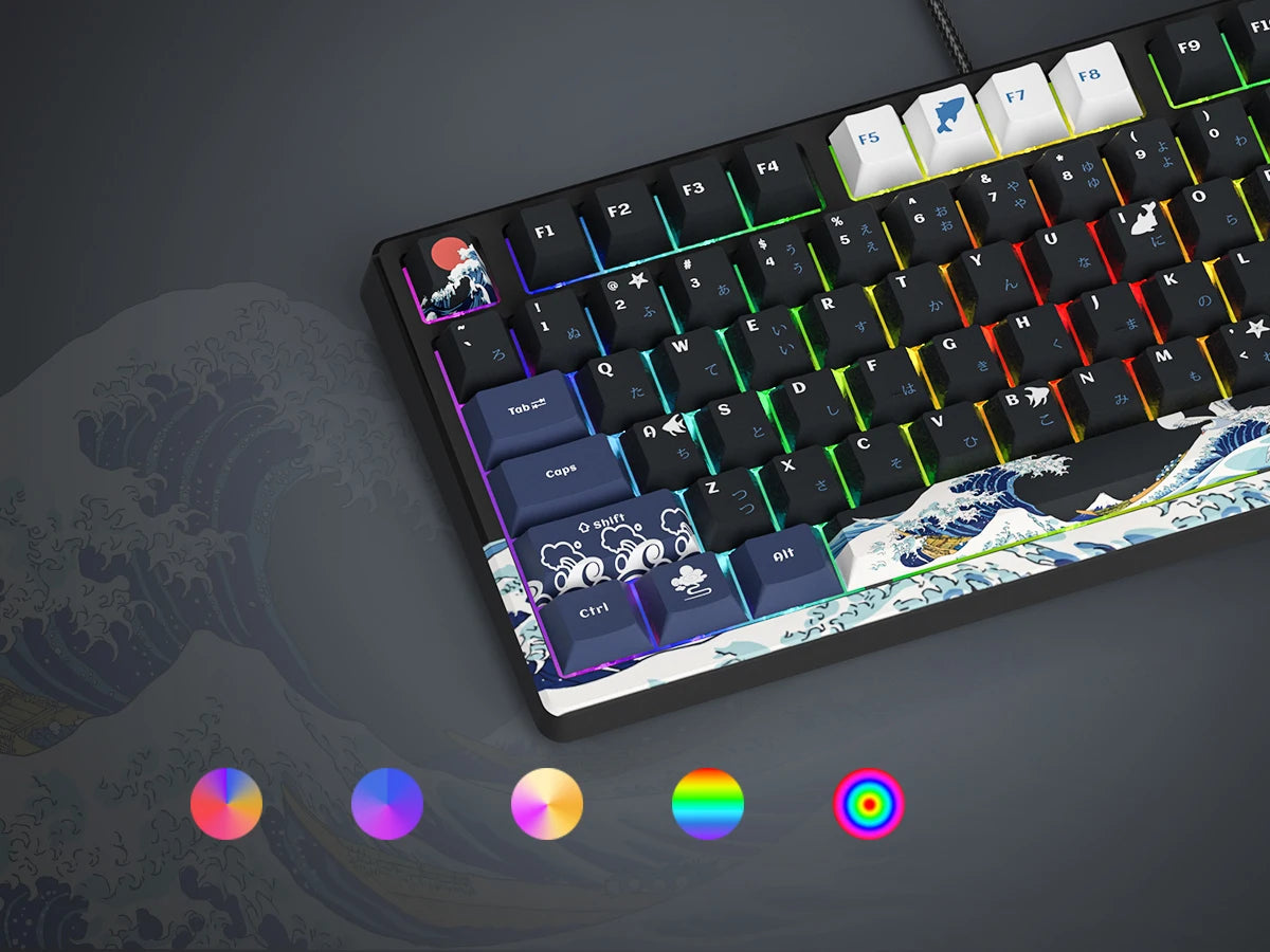 womier S-K80 Gamer Keyboard with Color OLED Display Mechanical Gaming Keyboard Hot Swappable Gasket Mount RGB Custom Keyboard