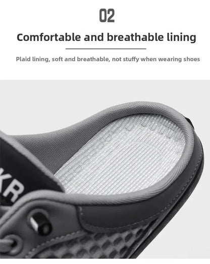 Ανδρικά casual αθλητικά παπούτσια slip-on με κορδόνια, αναπνεύσιμο mesh, unisex, για άνοιξη και φθινόπωρο, χαμηλά, επίπεδα, γρήγορη και εύκολη εφαρμογή