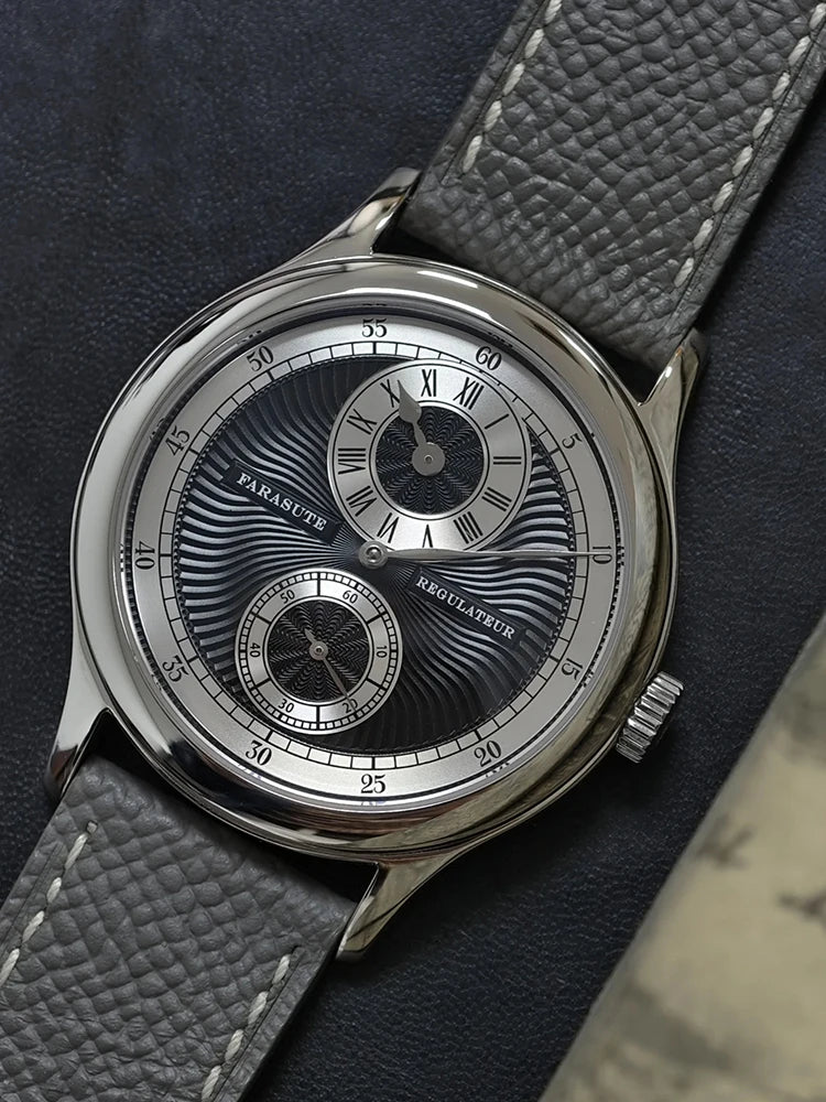FARASUTE Manual Mechanical Men's Watch Seagull Movement Sapphire Crystal Business Waterproof Regulateur Men's Watch