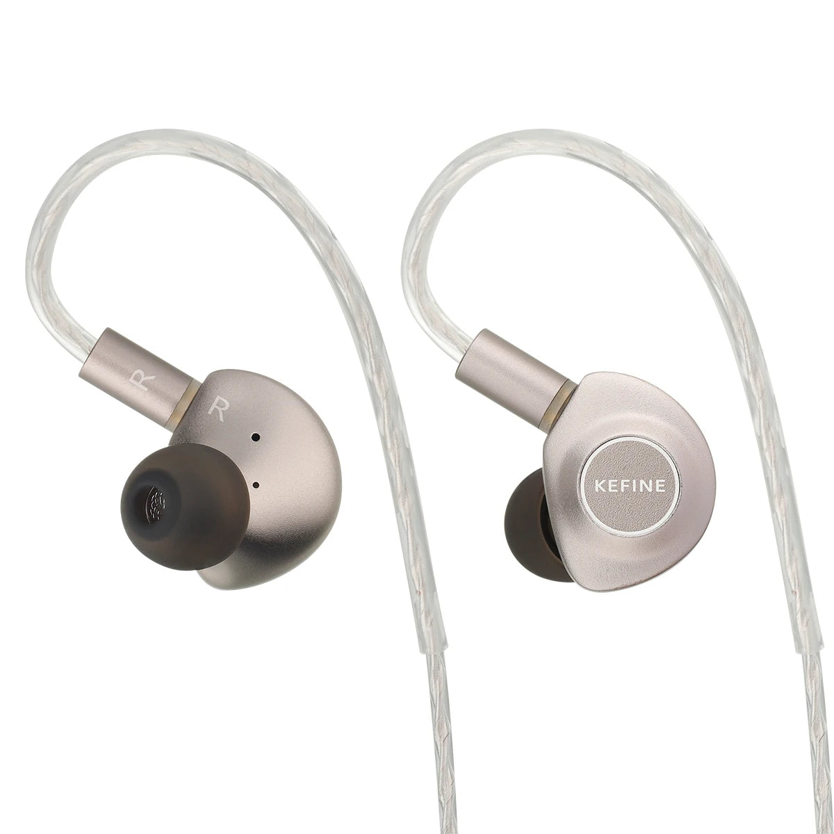 Kefine X ANGELEARS Delci AE 10mm DLC+PU Diaphragm Dynamic Driver IEMs Hi-Fi I n-ear Earphone with Two Tuning Style