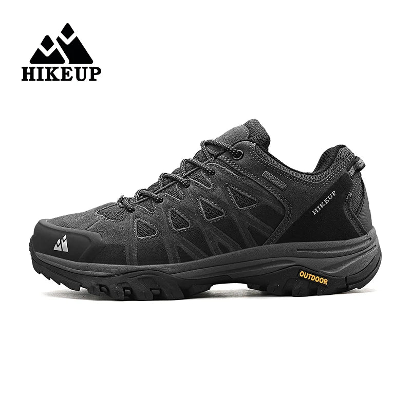 HIKEUP Scarpe outdoor da uomo per escursionismo, sport e tempo libero, scarponcini da trekking in montagna e campeggio, sneaker antiscivolo e resistenti all’usura