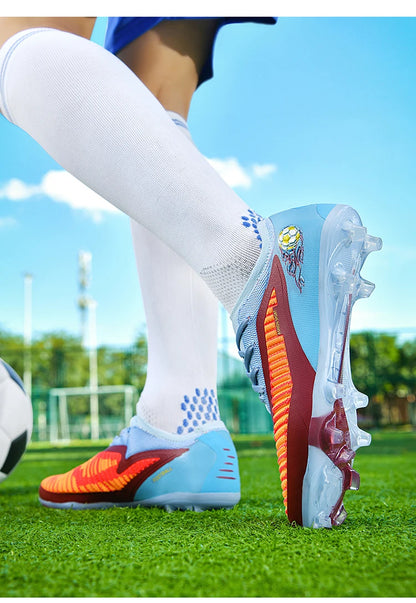 Zapatillas de fútbol profesionales para hombre, nuevas, de alta calidad, rápidas, con tacos para césped artificial, botas profesionales para campo de fútbol, zapatilla baja