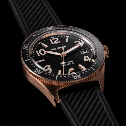SEESTERN Diver Men Watch Automatic Mechanical Wristwatches NH35 Movement Ceramic Bezel 20Bar Waterproof Sapphire Luminou S434-2