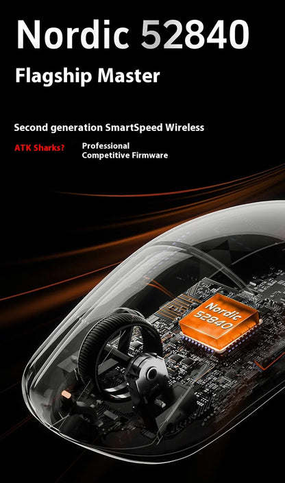 ATK A9 Ultra Wireless Gaming Mouse Tri Mode 8K 53g Lightweight A9/A9 SE/A9 Plus/A9 Pro Gaming Mouse E-sports PC Customized Gift