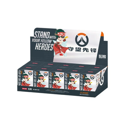 POP MART Overwatch Play of The Game Series Caja Sorpresa Blind Box Juguetes Kawaii Adornos Figuras Decoración del Hogar Muñecos Modelo de Escritorio