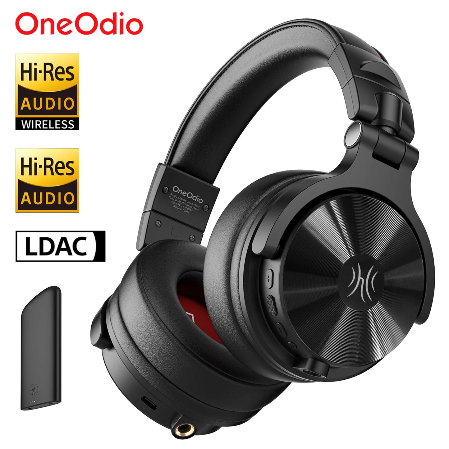 Oneodio Studio Max 1/2 Bluetooth 6.0 Headphones Wireless DJ Headset 9ms Ultra Low Latency Studio Monitor Headphones Hi-Res LDAC