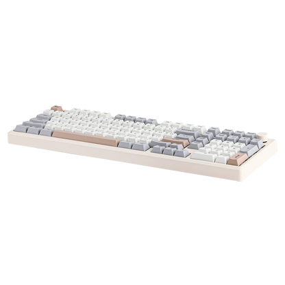 EPOMAKER Galaxy100 QMK/VIA 1800 ANSI Layout Aluminum Gasket Wired/BT5.0/2.4Ghz Mechanical Gaming Keyboard with 8000mAh Battery