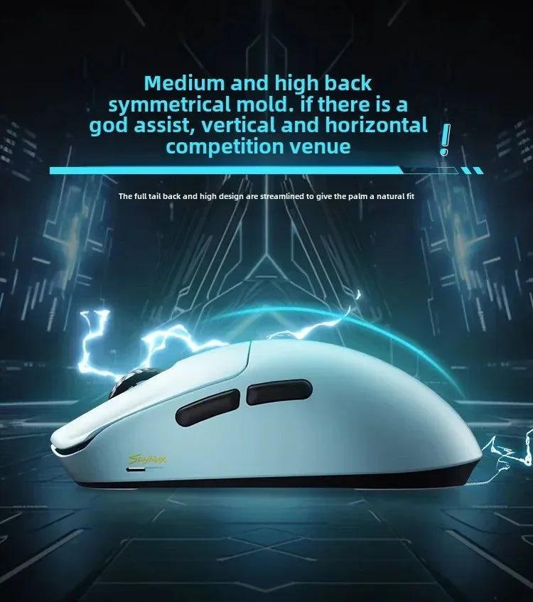 SCYROX V6 non-porous wireless mouse esports 40g 750IPS with 8k receiver fast response 3950 high quality 8KHz  gaming mouse