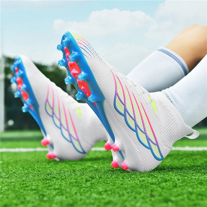 Chaussures de Football antidérapantes pour hommes, bottes de Football TF/FG, respirantes, pour l'extérieur, basses, antidérapantes, baskets de sport
