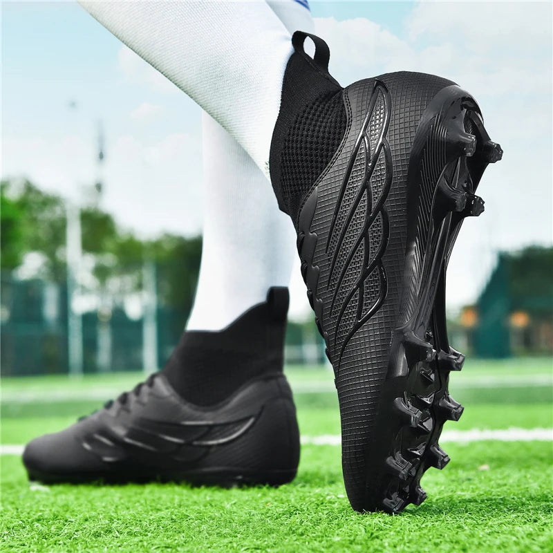 2026 New Superfly FG Football Boots Outdoor Soccer Cleat Black Shoes Soft Sport Professional Shoes Breathable Comfortable Boots