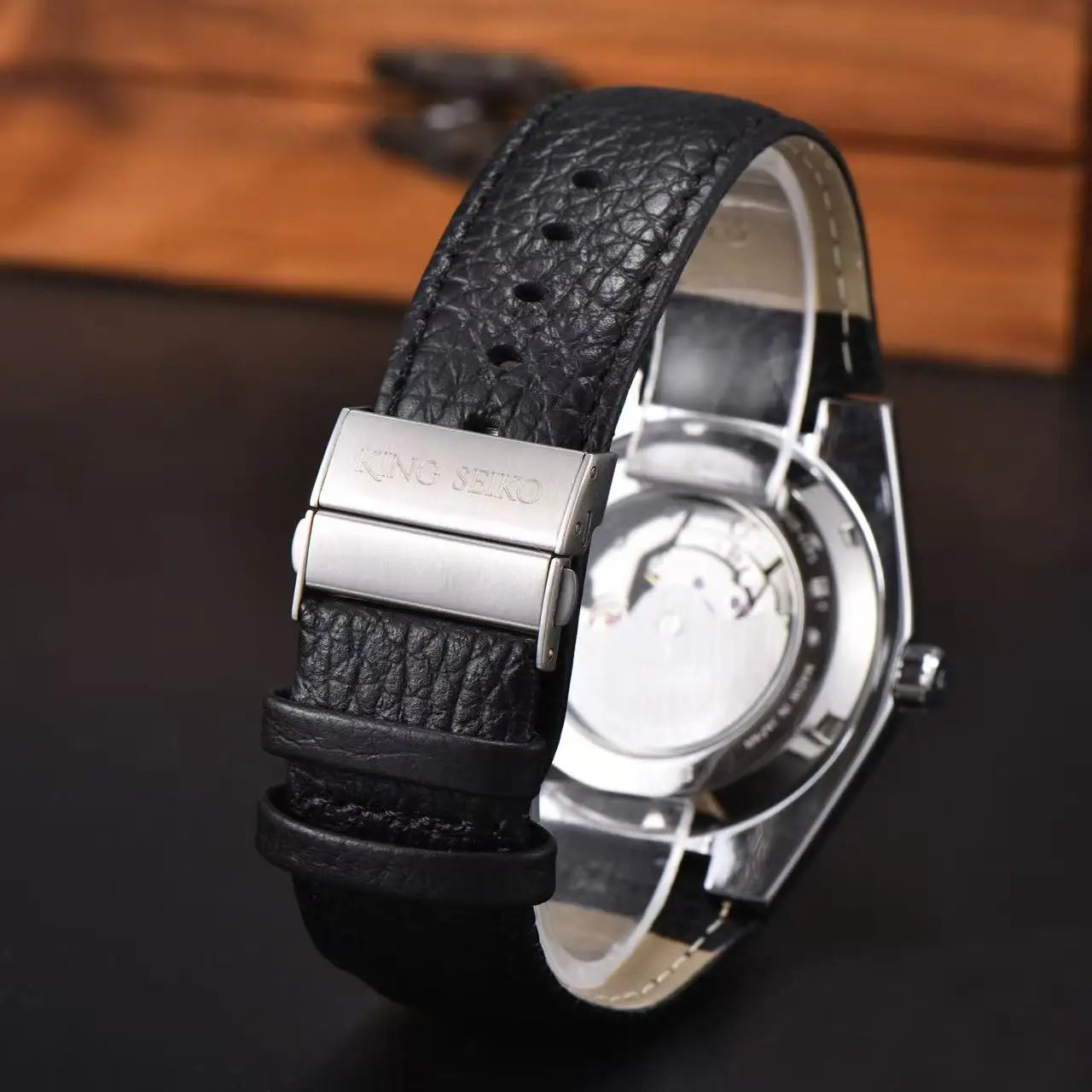Seiko Men's and Women's Automatic Mechanical Watch Fashion High Quality Leather Strap Calendar Waterproof Couple's Watch