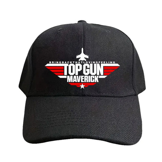 TOP GUN MAVERICK Men Classic Vintage Baseball Cap Adjustable Dad Hat with Curved Brim Casual Outdoor Sports