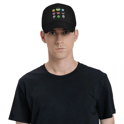 2026 Geometry Dash Baseball Cap Unique hats tactical cap Golf Cap Ladies Men's