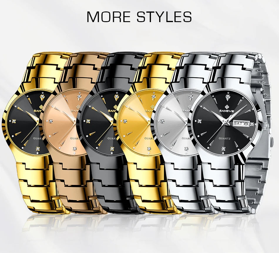 BANGWEI 2026 NEW Women's Watch Fashion Waterproof Luminous Elegant Weekly Calendar Exquisite women's quartz wrist watch reloj